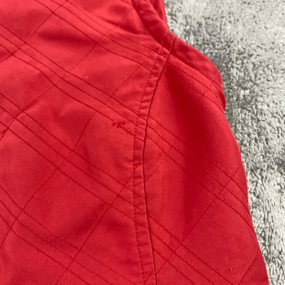 Columbia Full Zip‎ Up Vest Womens large Red Sleeveless